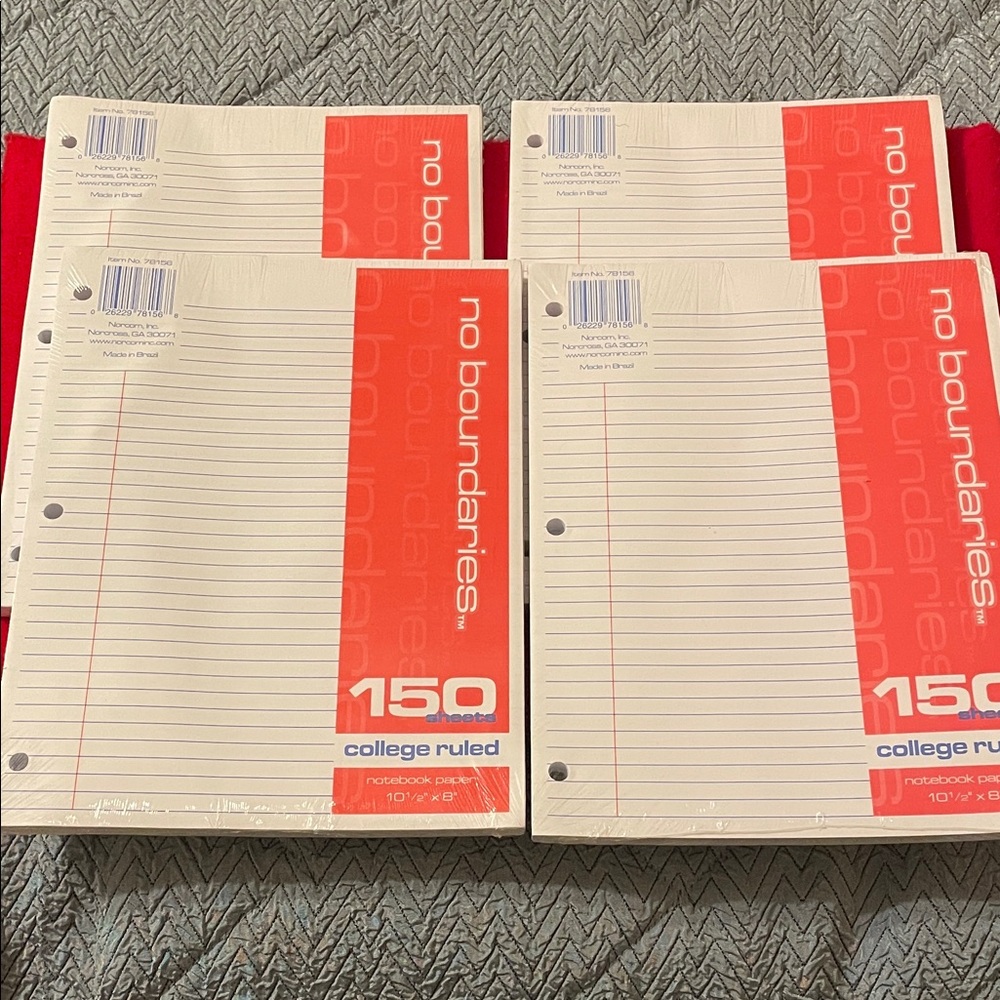 No Boundaries College Ruled Notebook Paper